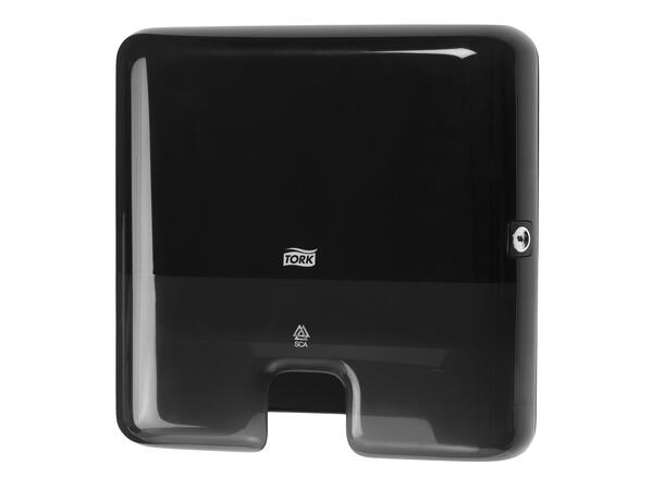 Dispenser TORK tørk multif mini H2 sort 